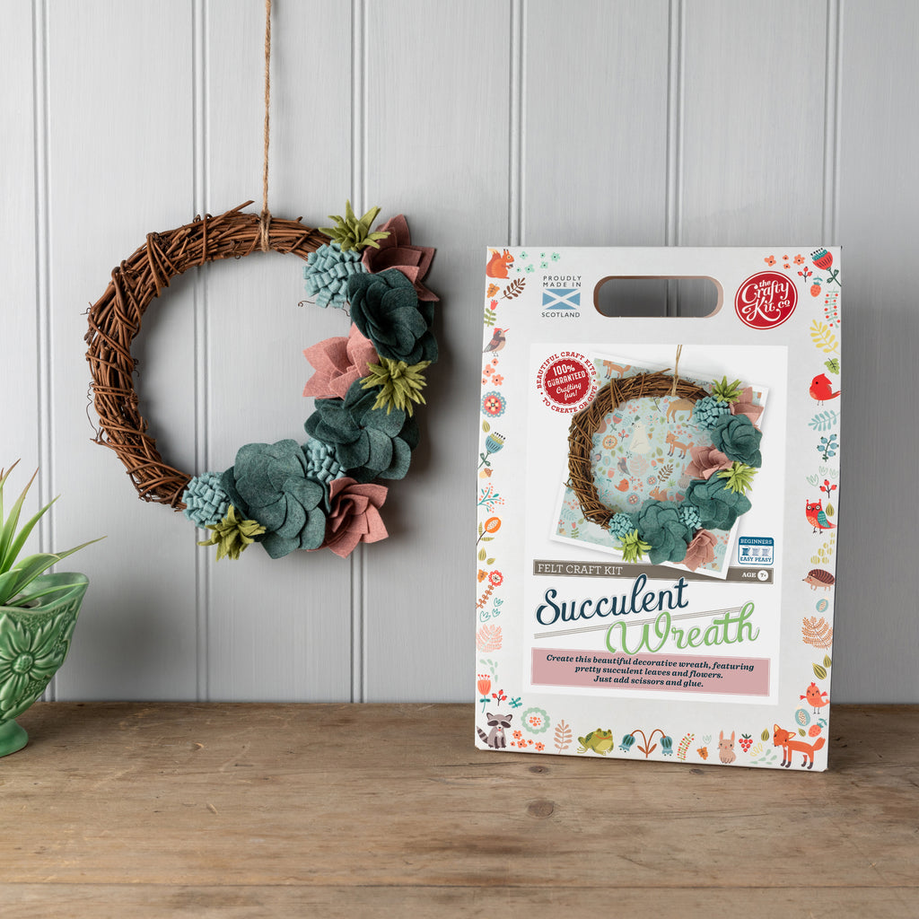 Succulent Wreath and kit box image