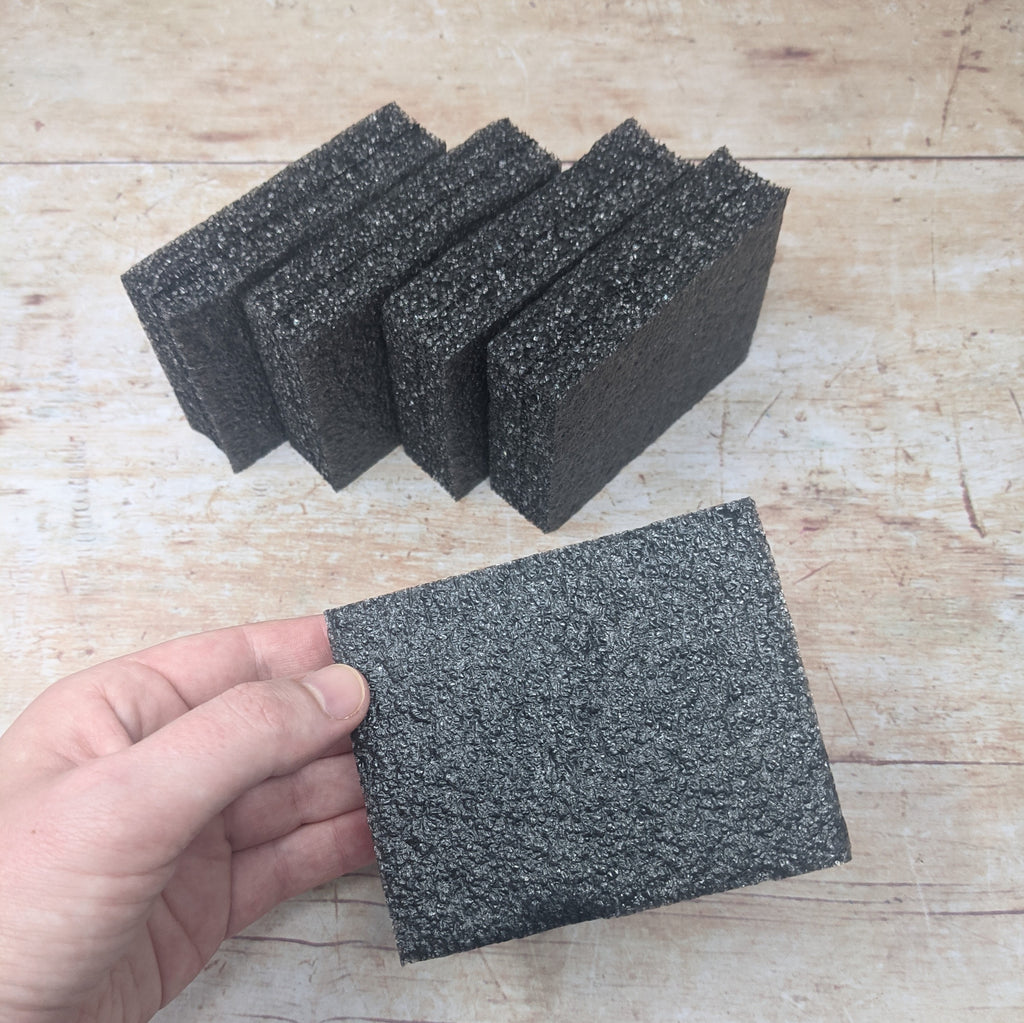 Pack of 5 recycled foam felting pads